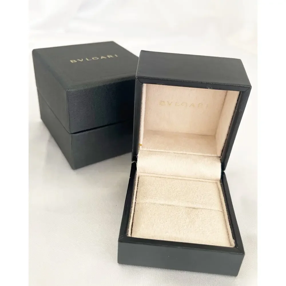 BVLGARI Bundle of 3 Jewelry Boxes Empty Brown Ring Boxes Necklace Box Scarf Box